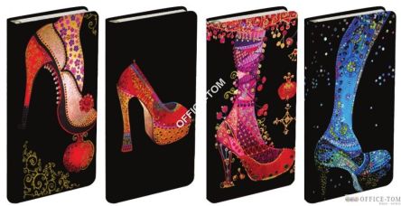 Notatnik ekskluzywny NARCISSUS 80k. Shoes 8x16 4 wzory