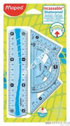 Zestaw linijek niełamliwych flex z gumowymi elementami 244069 MAPED