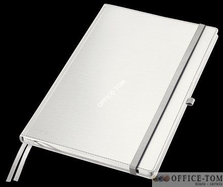 Notatnik w twardej oprawie Leitz Style A4 w kratkę biały