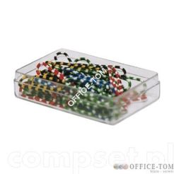 Spinacz E&D PLASTIC złoty 26mm 50szt