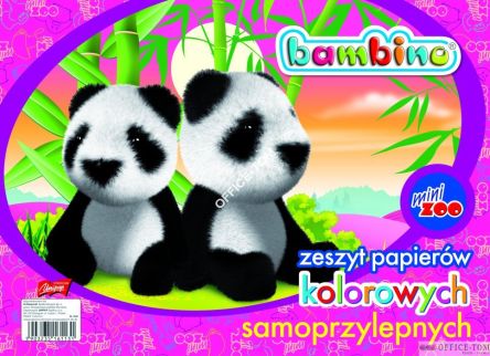 Zeszyt papierów kolorowych samoprzylepnych B4, 8k BAMBINO Unipap