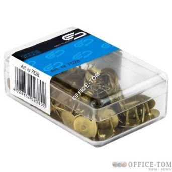 Pinezka złota 100sztuk E&D PLASTIC