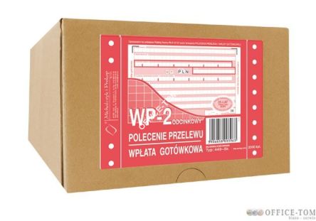 Polecenie Przelewu MICHALCZYK I PROKOP A6 2000 kompletów