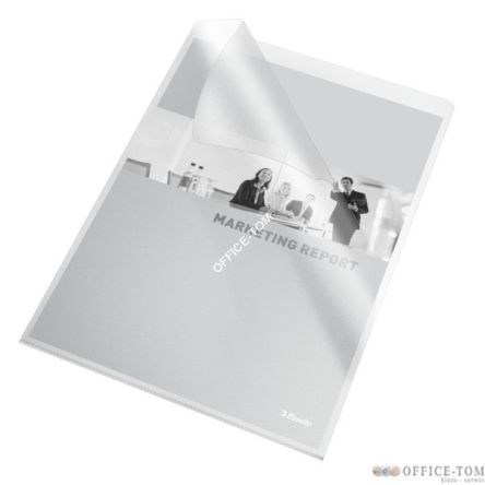 Ofertówki groszkowe, kolorowe A4 / 110 mic, ESSELTE, przezroczysty