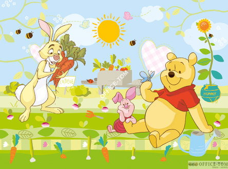 Puzzle Kubuś Puchatek Lato w ogrodzie 30 elementów TREFL 18159