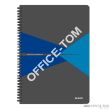 Kołonotatnik Office Card A4, w kratkę, niebieski 46470035 Leitz - 3