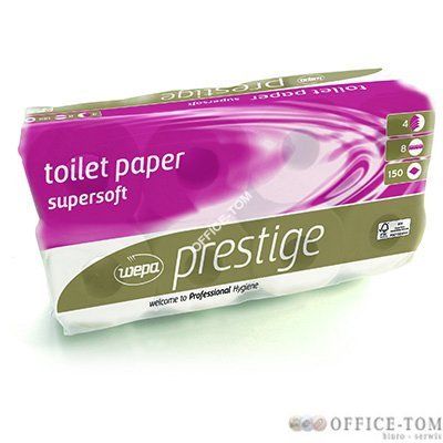 Papier toaletowy trzywarstwowy (opakowanie 8 rolek) , 200 listków WEPA