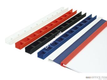 Listwy zatrzaskowe ARGO Greenbinder A4 15mm niebieskie  50  sztuk w opakowaniu