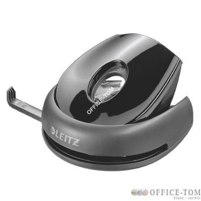 Dziurkacz duży LEITZ Allura srebrny-grafitowy 25 kartek