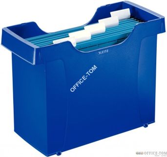 Kartoteka na teczki zawieszane LEITZ Plus, niebieski