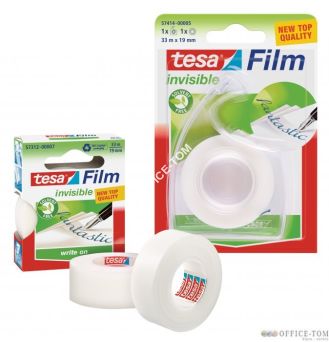 Taśma biurowa TESAfilm Invisible 33m X19mm + Dyspenser Easy Cut 57414-00005