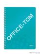 Zeszyt na spirali LEITZ WOW A4 PP kr.turkusow 46380051 - 3