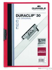 Skoroszyt DURABLE DURACLIP® Original 30 czerwony