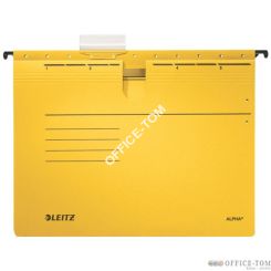 Skoroszyty zawieszane ALPHA, żółty Leitz
