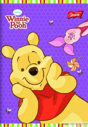 Zeszyt okładka laminowana A5, 32k., krata, DISNEY KUBUŚ ST.MAJEWSKI