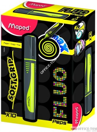 Zakreślacz Fluo peps max żółty Maped