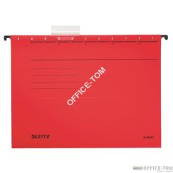 Teczki zawieszane ALPHA, czerwony Leitz