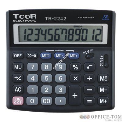 Kalkulator TR2242 12pozycji TOOR 1201458 KW