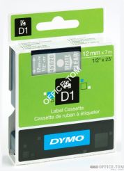 Taśma 12mm/7m biała/przeźroczysta. 45020 DYMO S0720600