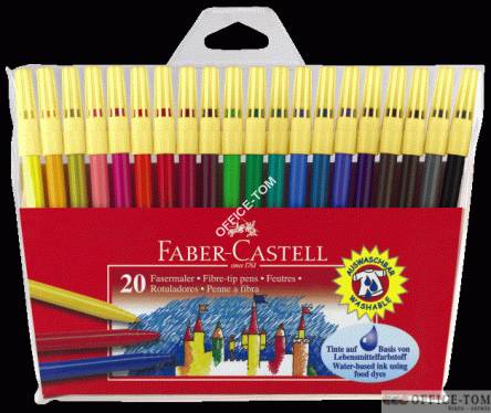 Flamastry Etui 20 Szt FABER-CASTELL