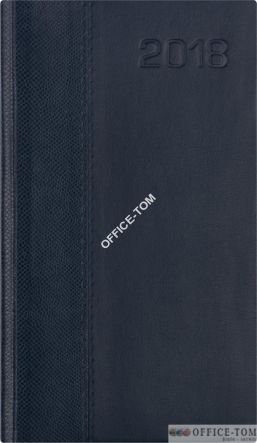 Kalendarz notesowy 90x160 ok.26-C5 czarny soft UNIQUE