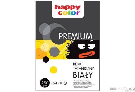 Blok techniczny biały 250g A3 HAPPY COLOR