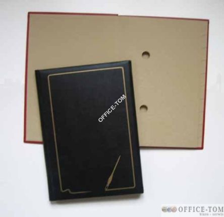 Teczka do podpisu z gąbką  -czarne Warta