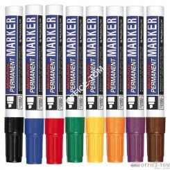 Zestaw Marker MONAMIów PERMANENT, C8 mix 8 kolorów/1, ścięta końcówka