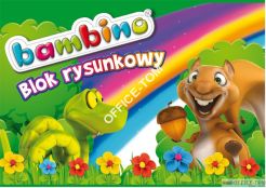 Blok rysunkowy A4, 20k BAMBINO