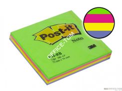 Bloczki samoprzylepne 3M POST-IT® 654-RB 76x76 Wiosenny 100k