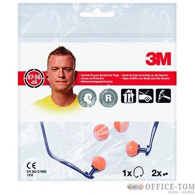 Opaska z zatyczkami do uszu 3M