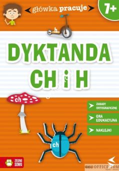 Książka GŁÓWKA PRACUJE Dyktanda H I CH 9788378957744 (C) Zielona Sowa