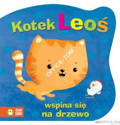 Książka KOTEK LEOŚ WSPINA SIĘ NA DRZEWO 9788378957003 Zielona Sowa