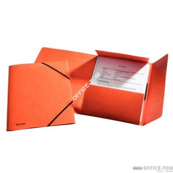 Teczka kartonowa z gumkami Esselte, pomarańczowy