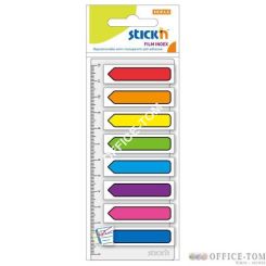 Zakładki Indeksujące Strzałki 8 Kol.Neon X 15 Szt. + Linijka