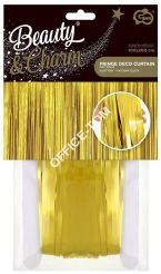 Kurtyna dekoracyjna matowa złota 100x200 cm, GoDan