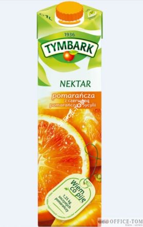 Sok TYMBARK z czerwonych pomarańczy sycylijskich 1L