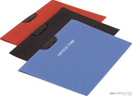 Skoroszyt z klipsem plastikowy  czerwony 0410-0009-05 Panta Pla.3301-99