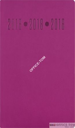 Kalendarz notesowy 90*160 ok.27-C5 różowy Telegraph