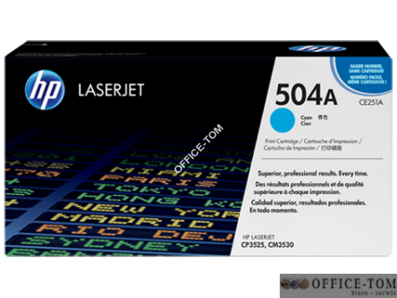 Toner HP 504A (CE251A) niebieski 7000str