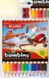 Kredki BAMBINO w opr.drew. 12 kol. + temperówka PLANES DISNEY St.Majewski - 2