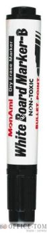 Marker MONAMI WHITE BOARD okrągła końcówka B/12 czarny