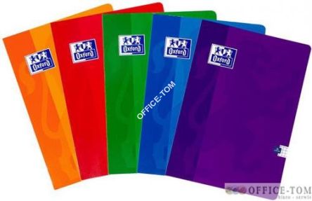 Brulion A4 96K linie  laminowany Oxford Esse