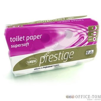 Papier toaletowy trzywarstwowy (opakowanie 8 rolek) , 150 listków WEPA