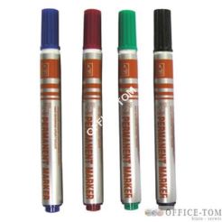 Marker SPOKO  0145 okrągły permanentny czerwony p/10/