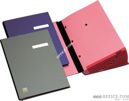 Teczka do podpisu A4 PCV/karton 20P czarna 400001002 ELBA