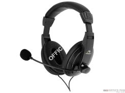 Słuchawki z mikrofonem  TRACER RETO TRS-750M (750 MV)  Mini-jack Czarny