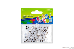 Ozdoba Dekoracyjna Oczy 7Mm CRAFT WITH FUN