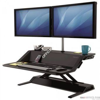 Stanowisko do pracy na stojąco i siedząco SIT-STAND LOTUS czarne FELLOWES