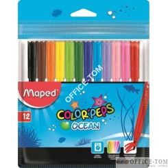 Flamastry COLORPEPS OCEAN 12 szt ETUI